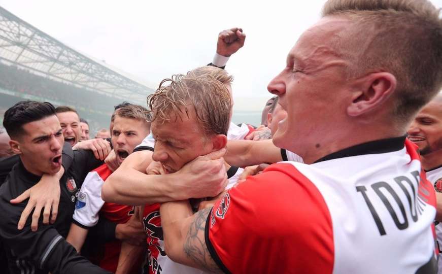 Ludnica na De Kuipu: Kuyt vodio Feyenoord do prve titule nakon 18 godina