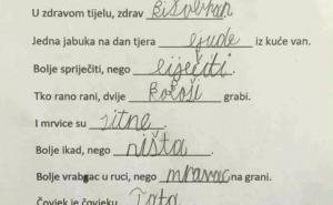 U zdravom tijelu zdrav - kišobran