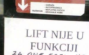 Lift nije u funkciji 