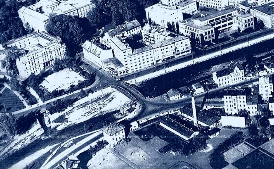 Kako je Sarajevo 1954. godine izgledalo iz ptičije perspektive