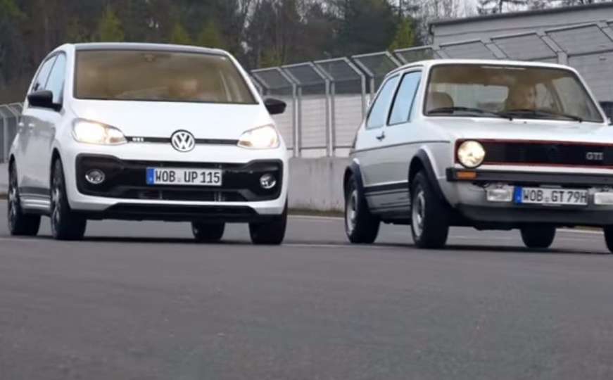 VW Up GTI: Pogledajte susret najmanjeg GTI-ja sa slavnim praocem