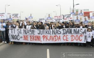 Zbog protestne šetnje obustava saobraćaja u centru Sarajeva