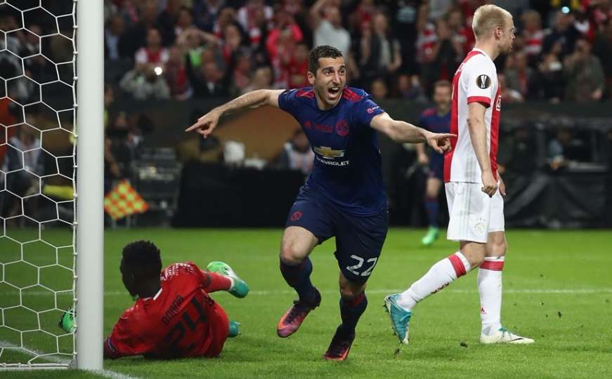 Man Utd sve bliže trofeju: Mkhitaryan pogodio za 2:0 protiv Ajaxa 