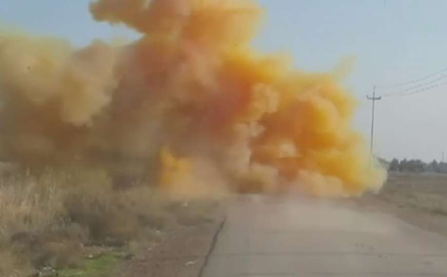 Objavljena potresna snimka IS-ovih napada hemijskim oružjem na civile