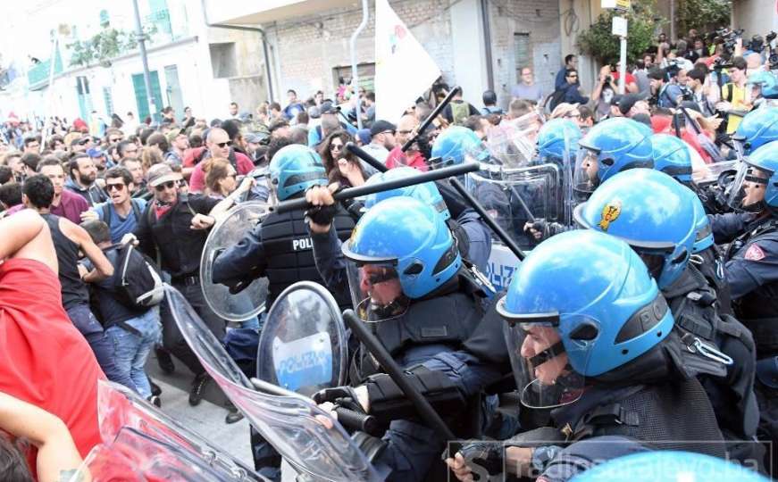Sukobi policije i demonstranata nakon samita G7