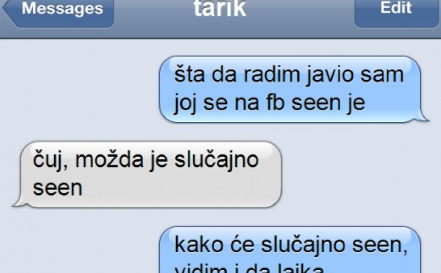 Tarik je totalni zijan