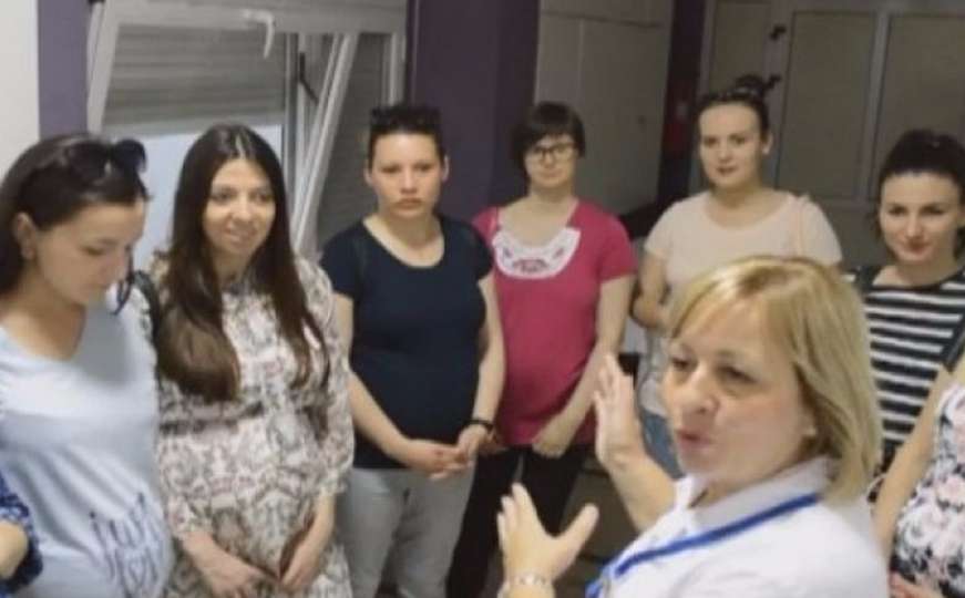 UKC Tuzla trudnicama omogućio da vide postupak od prijema do porođaja 