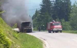 Zapalio se autobus pun djece, nema povrijeđenih