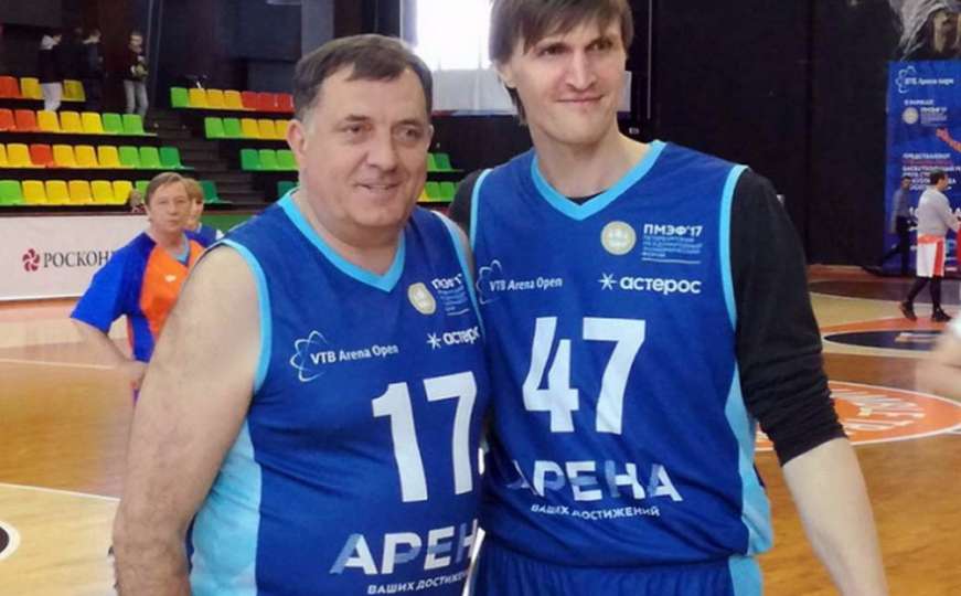 Milorad Dodik igrao košarku s Andrejom Kirilenkom
