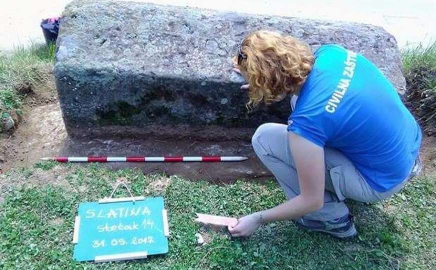 Počela sanacija nekropole stećaka Slatina u Radovlju kod Visokog