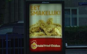 Nizozemska: Pogledajte jedinstvene bilborde za halal piletinu