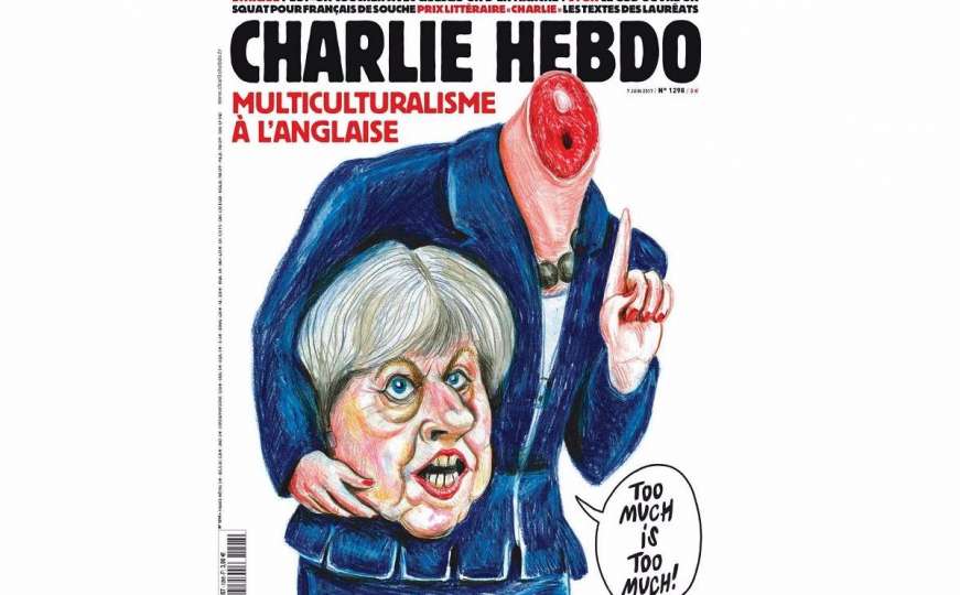 Charlie Hebdo: Glava Therese May kao "multikulturalizam na britanski način"