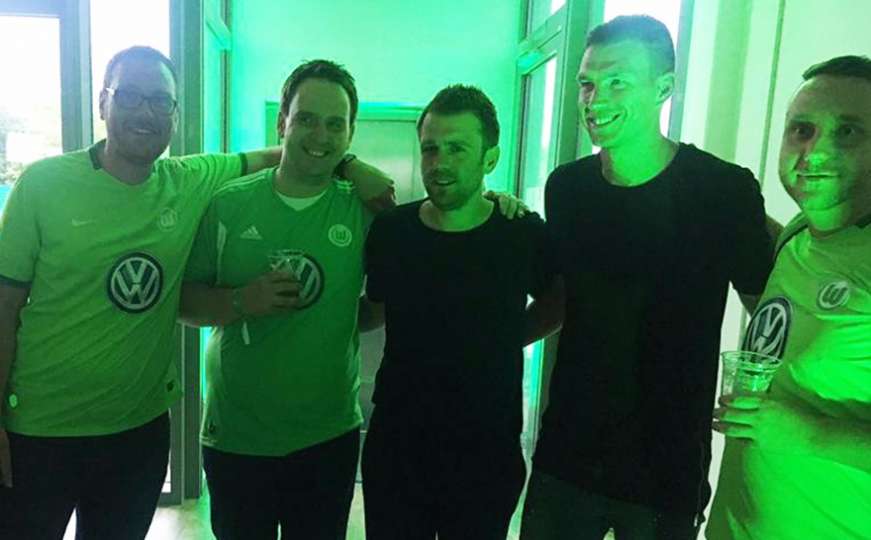 Džeko s Misimovićem na slavlju: Vratit ću se kao igrač u Wolfsburg
