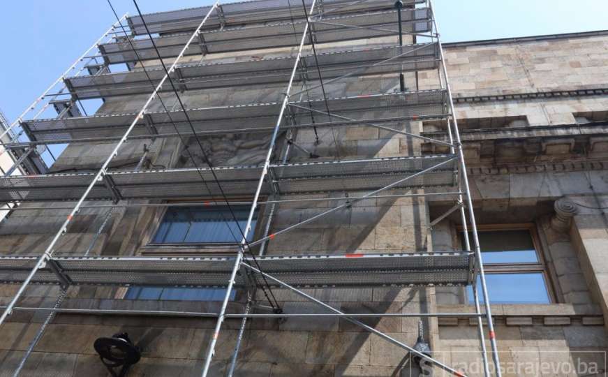 Radovi na fasadi Centralne banke BiH, rok za završetak 90 dana