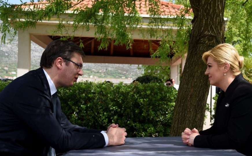Kolinda o Vučiću: Ne treba glumiti prijateljstvo