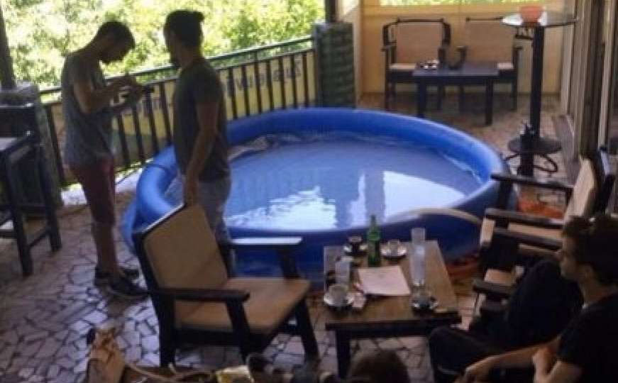 Široki Brijeg: Gostima kafane omogućio "bazen" da se rashlade