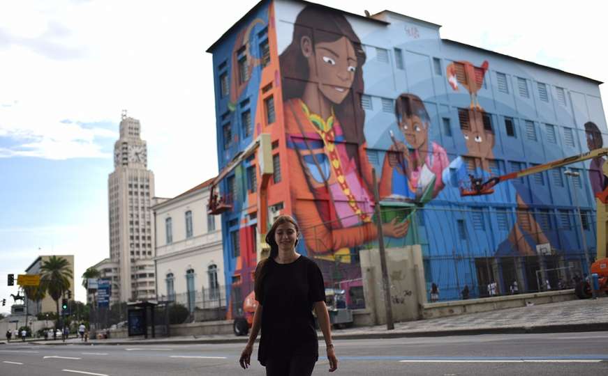 Brazilska umjetnica naslikala najveći grafit na svijetu