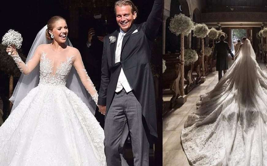 Svadba princeze kristala: Victoria Swarovski udala se u haljini težine 46 kg