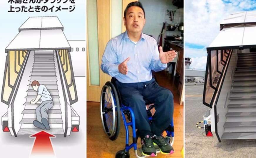 "Ko ne može hodati, ne može ni letjeti": Invalida natjerali da puže u avion