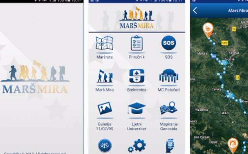 "Marš mira": Od danas dostupna aplikacija koja pomaže učesnicima pohoda