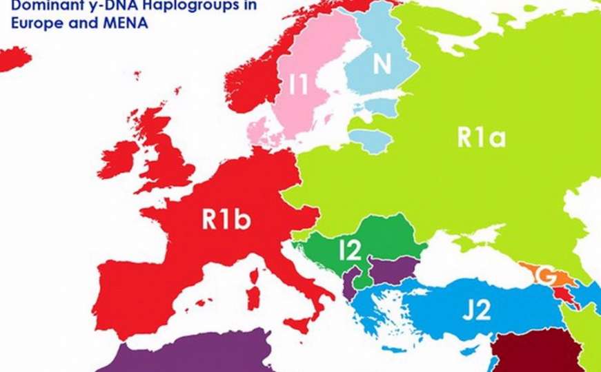 Kako bi izgledala Europa da se granice temelje na DNK