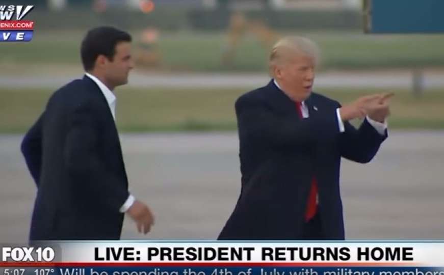 Trump se izgubio na aerodromu, osiguranje ga spriječilo da luta