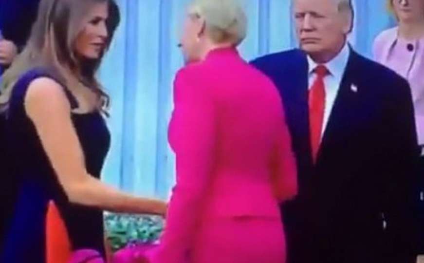 Prva dama Poljske izbjegla rukovanje s Trumpom 