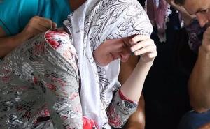 Mersiha Jahić u Potočarima se oprašta od brata: Nađen u dvije grobnice