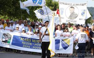 Učesnici Marša mira stigli u Potočare