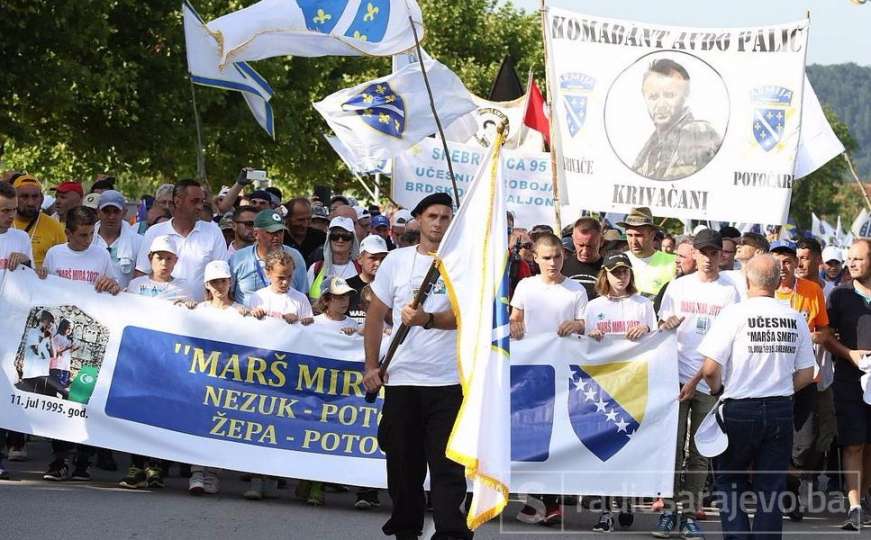 Učesnici Marša mira stigli u Potočare