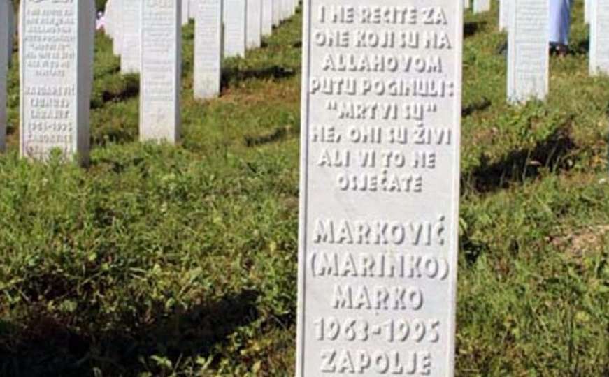 Potočari: Priča o nišanu Marka Markovića, sina kovača Marinka