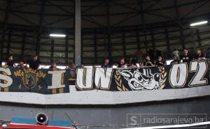 Navijači AIK-a stigli na stadion Grbavica