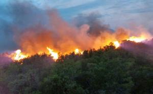 Zbog požara evakuacija stanovništva, vatra doseže visinu do 30 metara