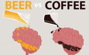 Različiti utjecaji kafe i piva na mozak