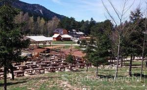 Požar u restoranu Brus, vatrogasci se bore s velikom vatrom