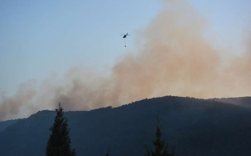 FUCZ: Gašenje požara nadomak Mostara bit će nastavljeno sutra