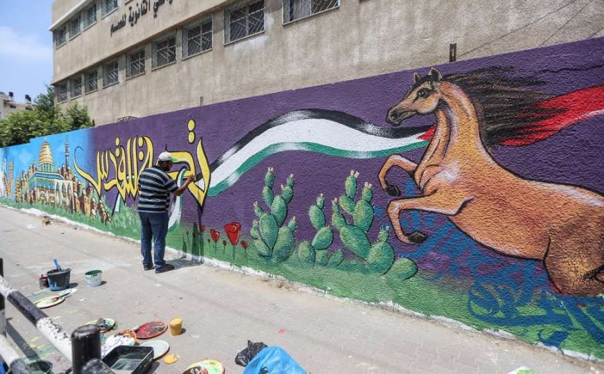 Umjetnici slikanjem šalju podršku Al-Aksi i Jerusalemu