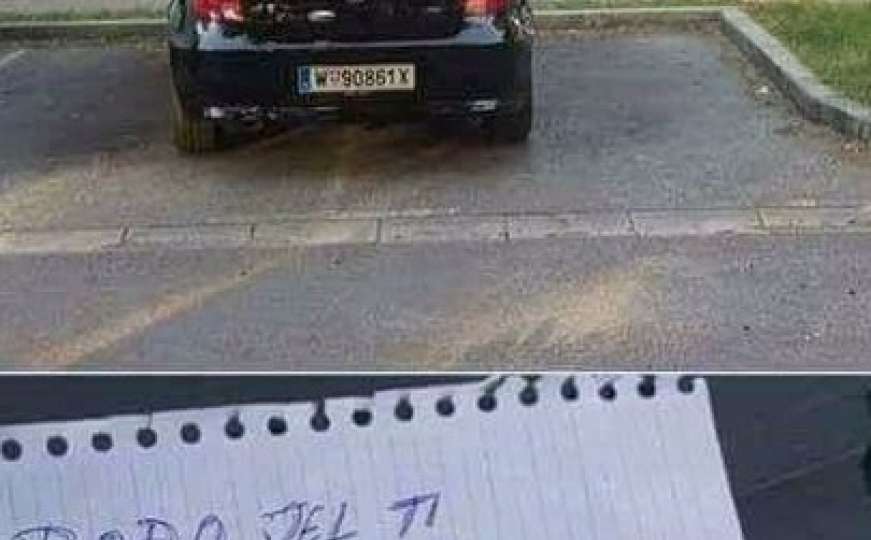 Poruka s parkinga "rođi iz Austrije"