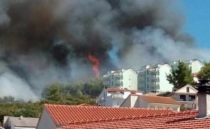 Mještani u panici: Požar na Čiovu opasno blizu kućama