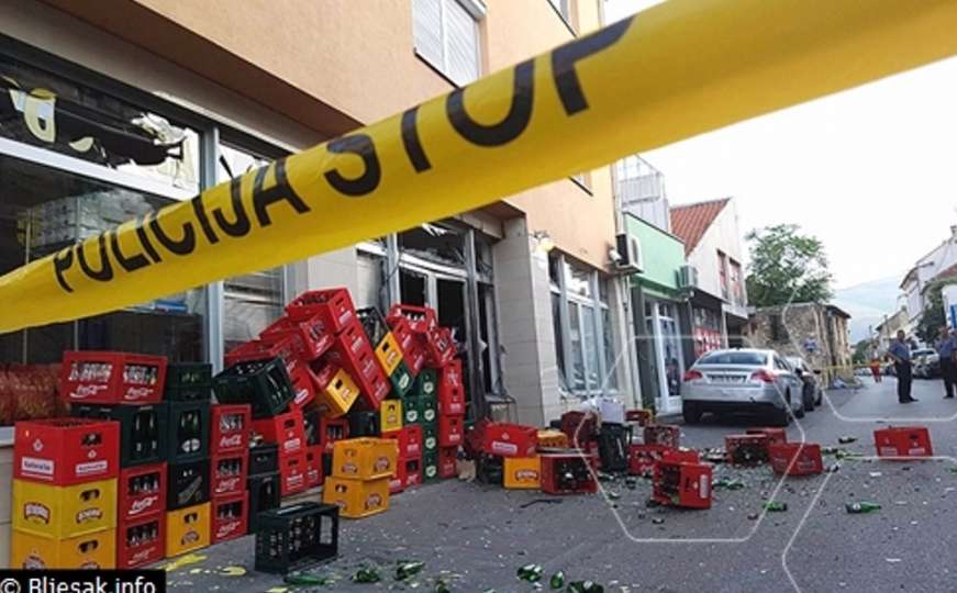 Eksplozija u Mostaru, oštećena radnja i tri vozila