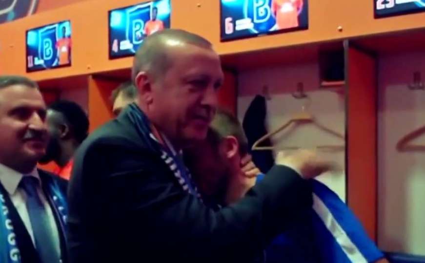 Nakon gola Zmaja: Erdogan se srdačno pozdravio s Višćom u svlačionici