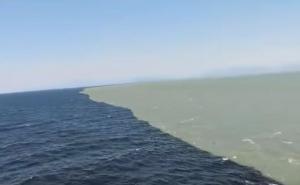 Čuda svijeta: Linija koja razdvaja dva okeana vidljiva kao u atlasu