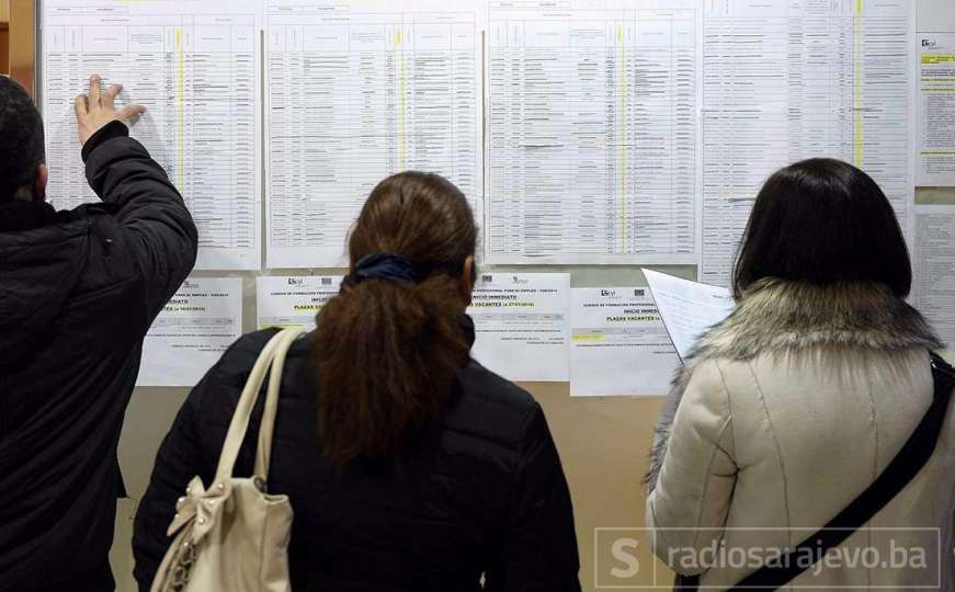 Broj nezaposlenih u BiH manji za 0,31 posto