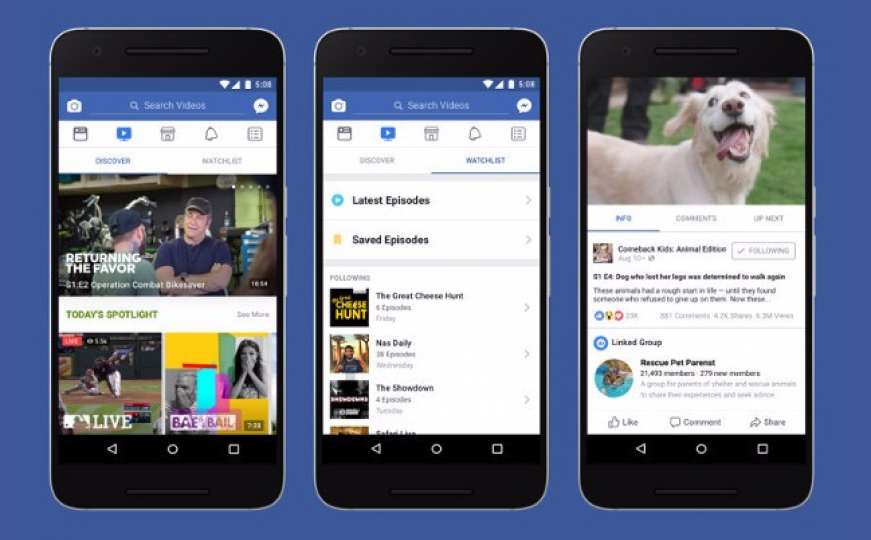 Facebook Watch je nova platforma za video sadržaj