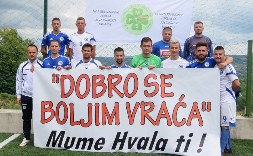 Bešić ponovo podržao malonogometni tim beskućnika BiH na putu za SP