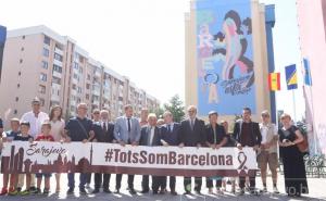 Mladi iz Sarajeva velikim muralom poslali poruku suosjećanja Barceloni