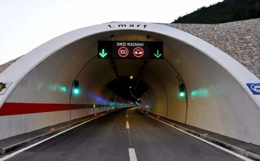 Vozači u tunelu "1. mart" za šest sati napravili 160 prekoračenja brzine