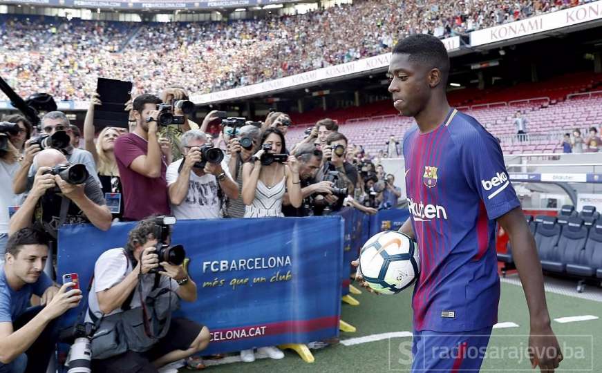 Ousmane Dembele se predstavio Camp Nou