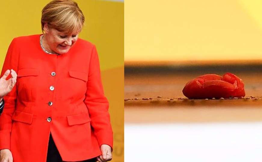 Može li je država zaštititi: Angela Merkel pogođena paradajzom