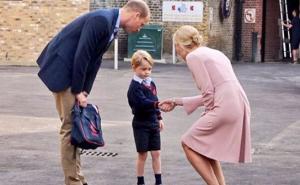 Četverogodišnji britanski princ George prvi put sjeo u školsku klupu